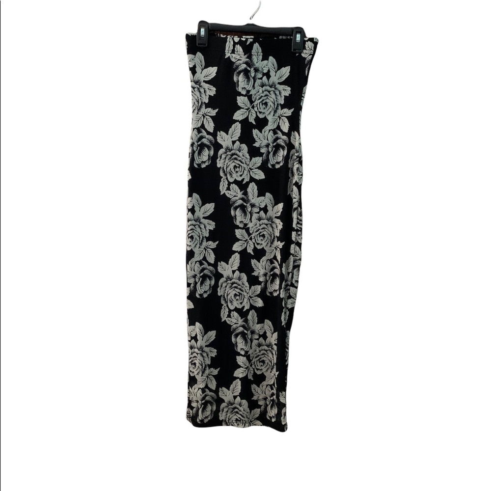 Shein strapless long dress size small